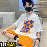 Ivory Illusions Chic White Oversized Tees for Kids
